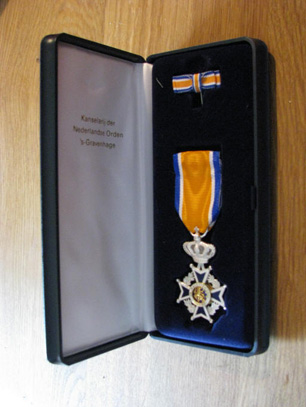 P-Lid in de Orde van Oranje Nassau